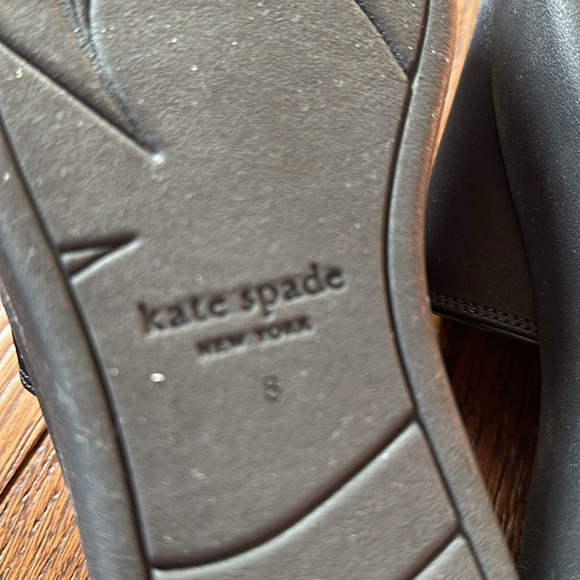 Kate Spade ♠️ size 8 slide sandals with cork, fabric and rubber EUC! - Picture 3 of 7